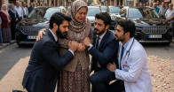Kocasının cenaze ateşi daha yeni sönmüşken, dul kadın üç kayınbiraderini yanına aldı