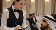 Şeyh, tüm restoranın önünde garson kıza Arapça hakaret etti