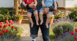 Görevden, eşimin haberi olmayan protez bir bacakla ve hem ona hem de yeni doğan ikiz kızlarımıza aldığım hediyelerle döndüm.