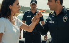 Bir kız polise yaklaşıp 3 kelime söylüyor