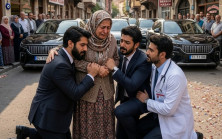Kocasının cenaze ateşi daha yeni sönmüşken, dul kadın üç kayınbiraderini yanına aldı