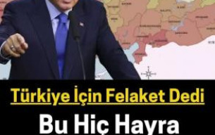 Erdoğan Türkiye için bu bir felaket dedi