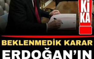 Erdoğan’ın emri ile kapatıldı…